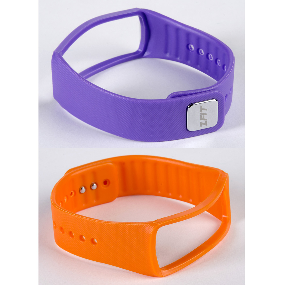 ONYX B2 Fitness Wristband Band - Orange and Purple